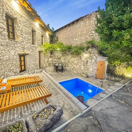 Villa Historic Pocitelj With Pool And Incredible Views On The River And Landmarks Kültér fotó