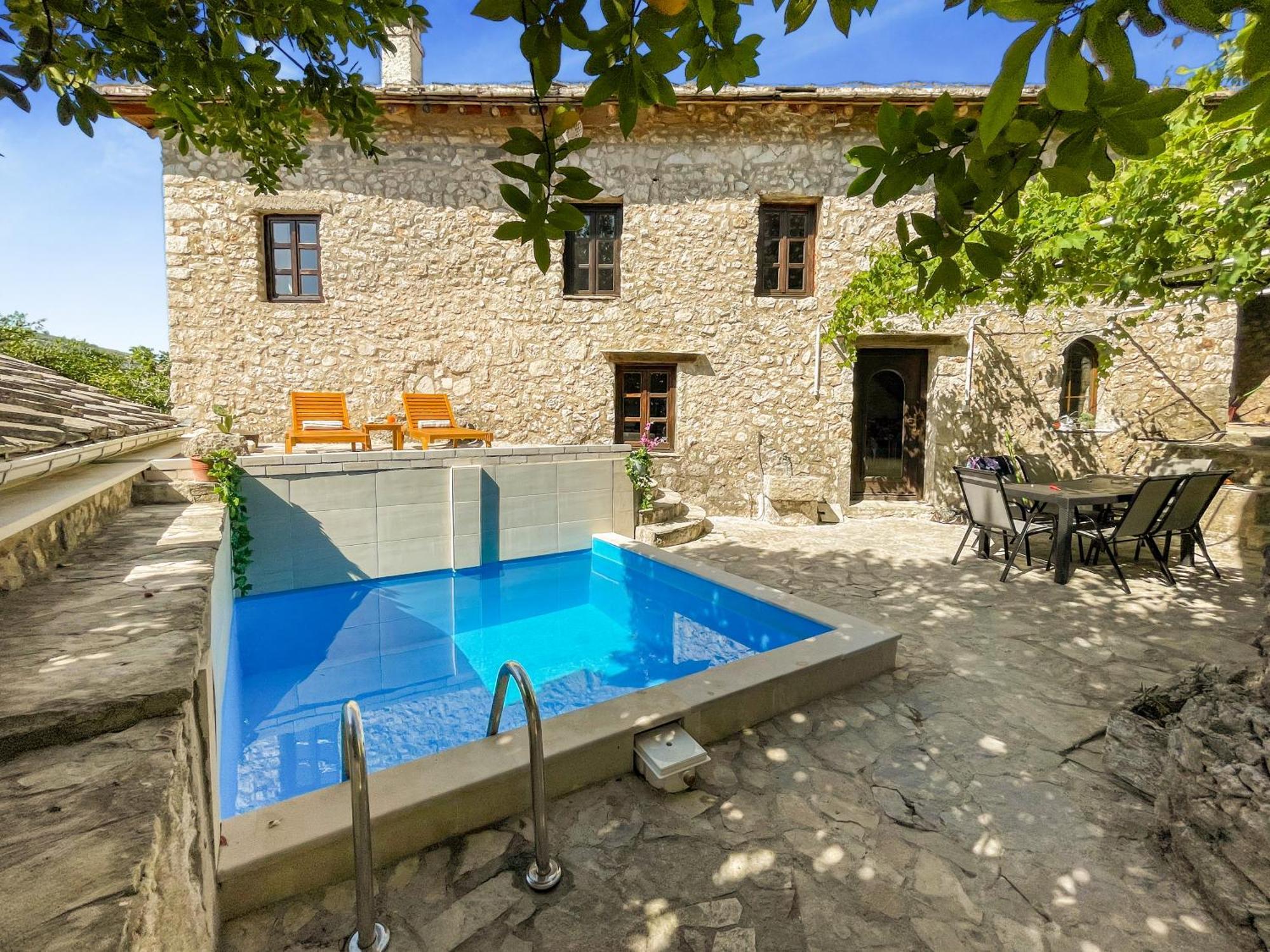 Villa Historic Pocitelj With Pool And Incredible Views On The River And Landmarks Kültér fotó