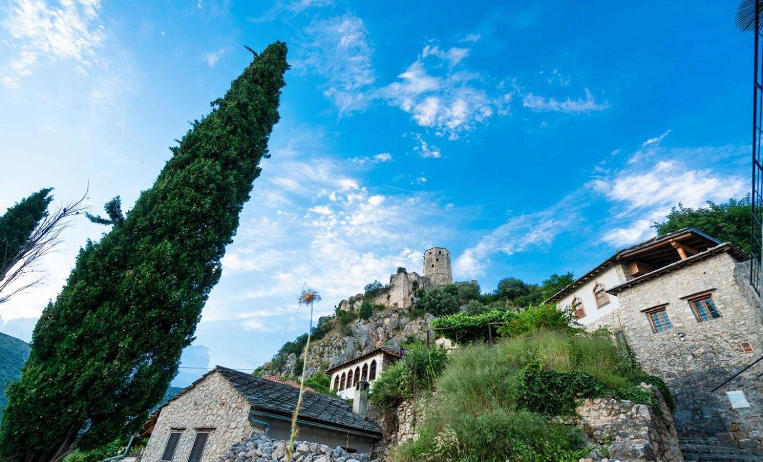 Villa Historic Pocitelj With Pool And Incredible Views On The River And Landmarks Kültér fotó